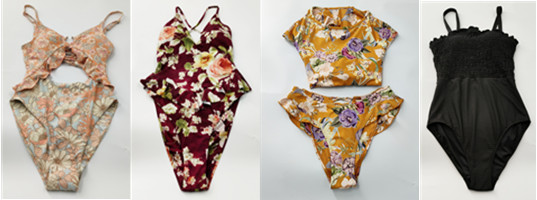 Women one piece swimwear