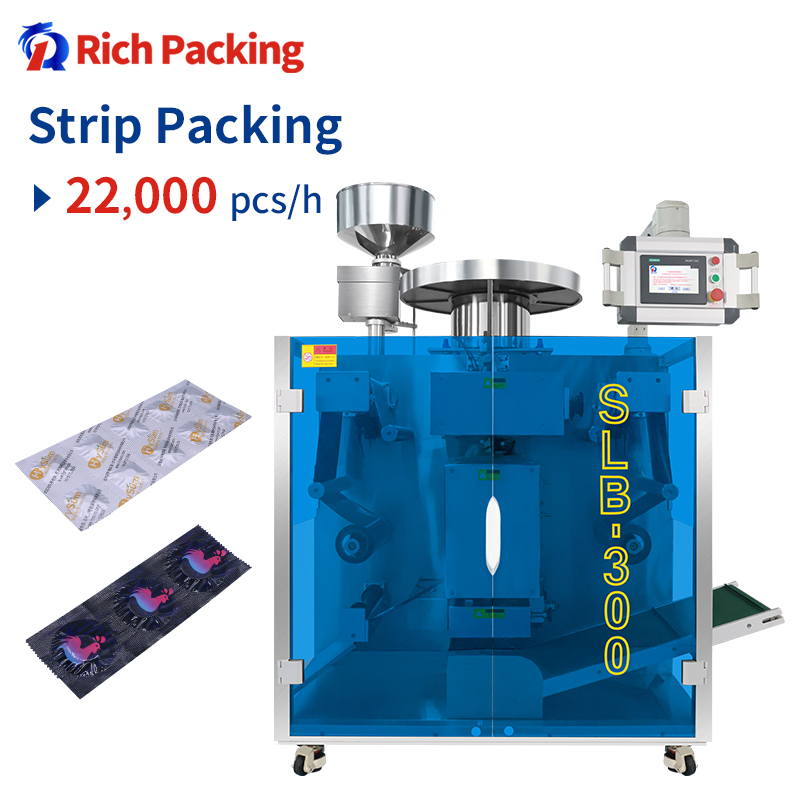 Soft Double Alu Strip Packing Machinery Double Sided Aluminum Foil Packaging Machine