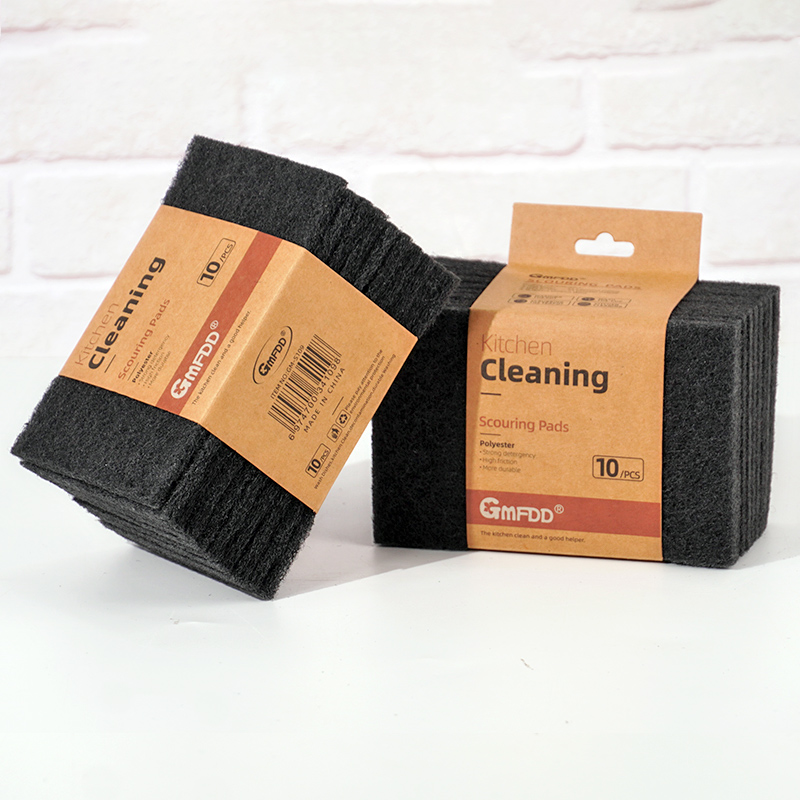 Black gum dipping scouring pad