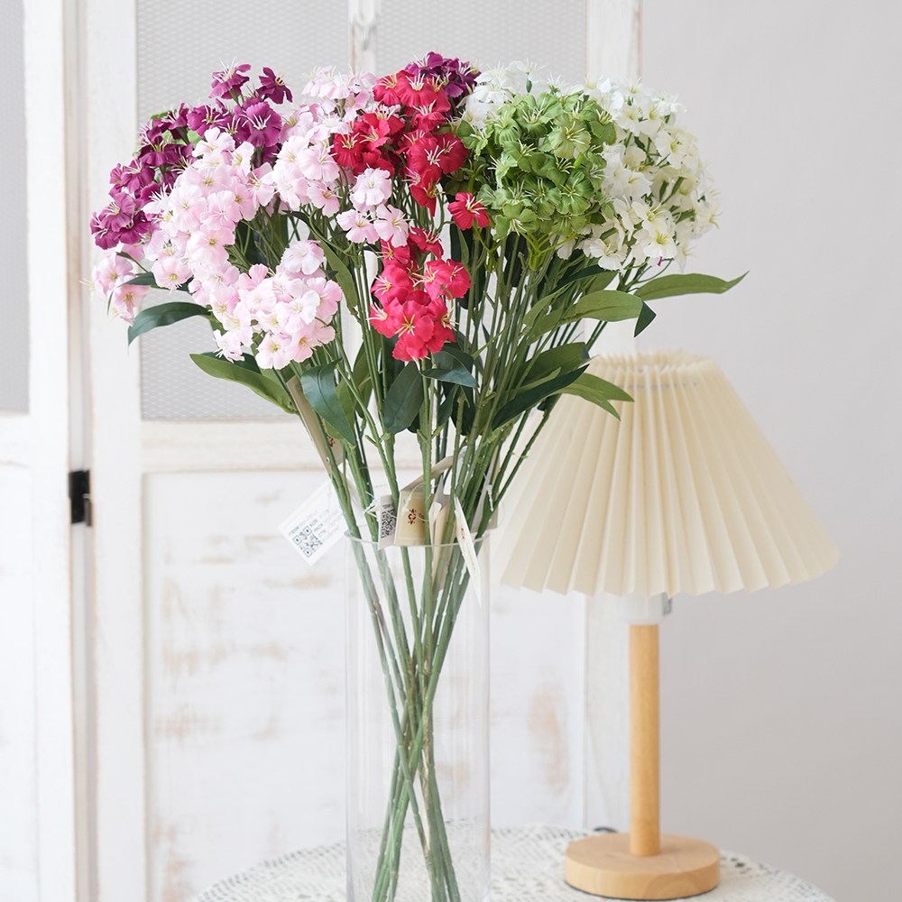 Transworld Morning glory Artificial Flowers Long Branches Decorative Flower for Home Decor