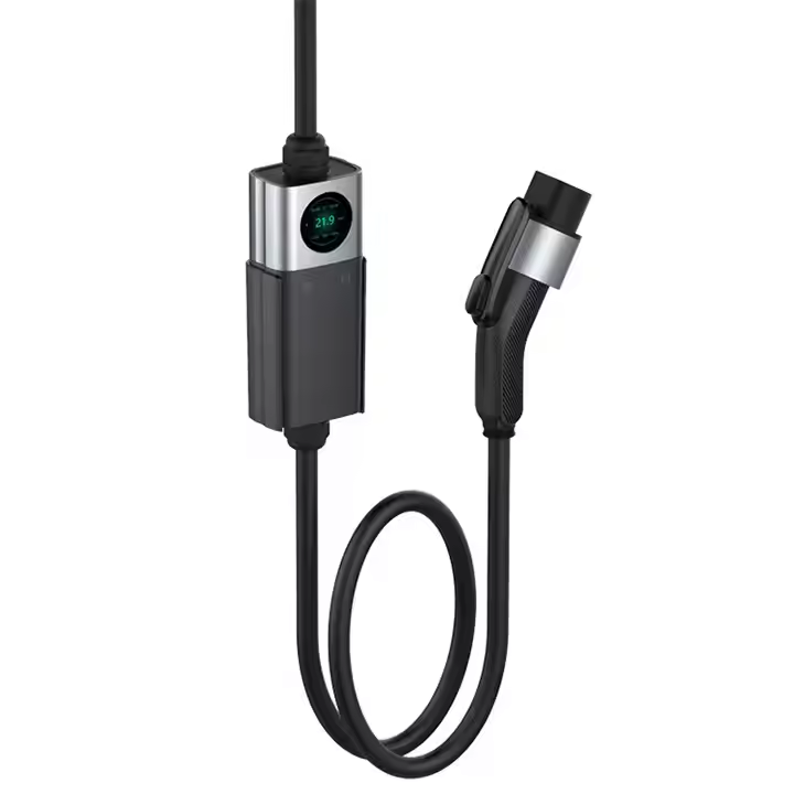 AC 32a 7kw 11kw 22kw Portable Ev Charger Type 2 Type 1 GB/T Portable Ev Charger for Electric Car