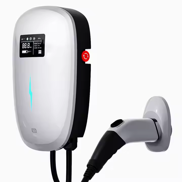 AC EV Charger Single Phase Commercial Electric Car Charging Station