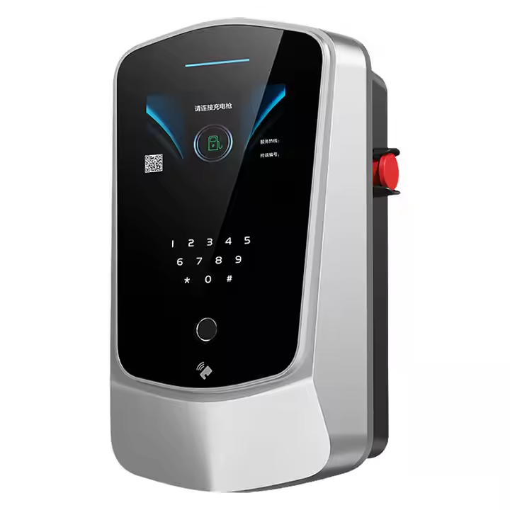 EV Charging Station Wallbox 7kw GBT AC Fast Charging Electric Vehicle 5 Meter
