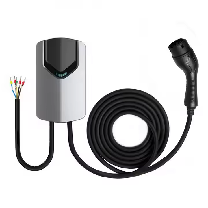 7KW 11KW 22KW Wall-mounted Charging Station Home EV Car Wallbox Charger with 32A/16A Rated Current