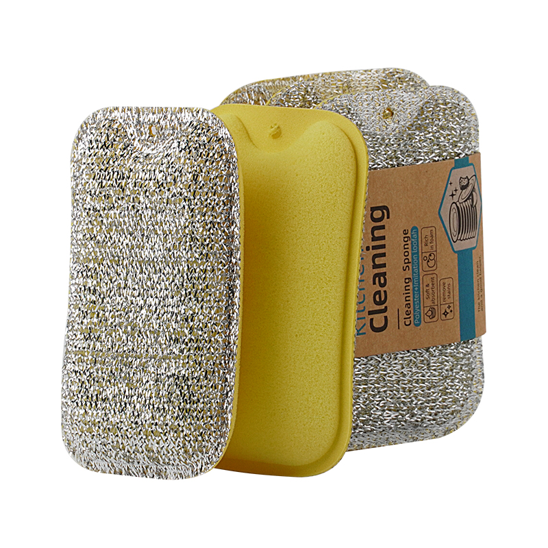 Double side multifunction cleaning sponge