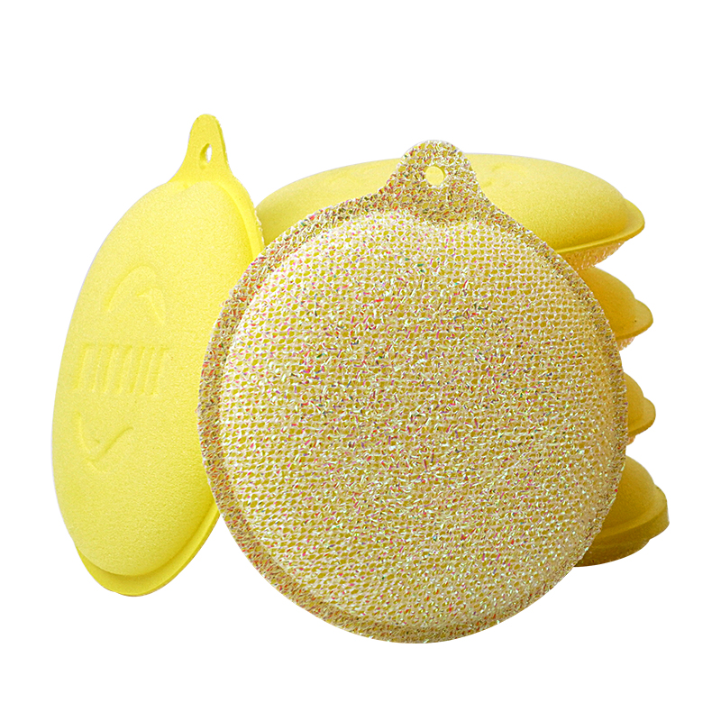 Double side cleaning sponge