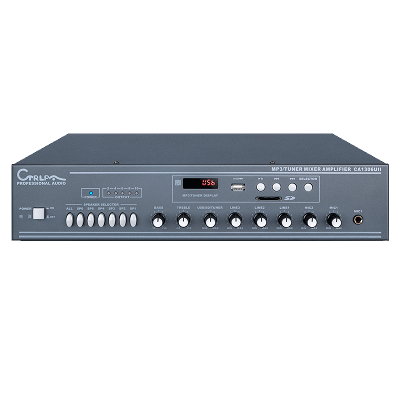 CTRLPA 6 Zones' Output MP3 Playing Mixer PA System Amplifier 60w 120w 250w 350w