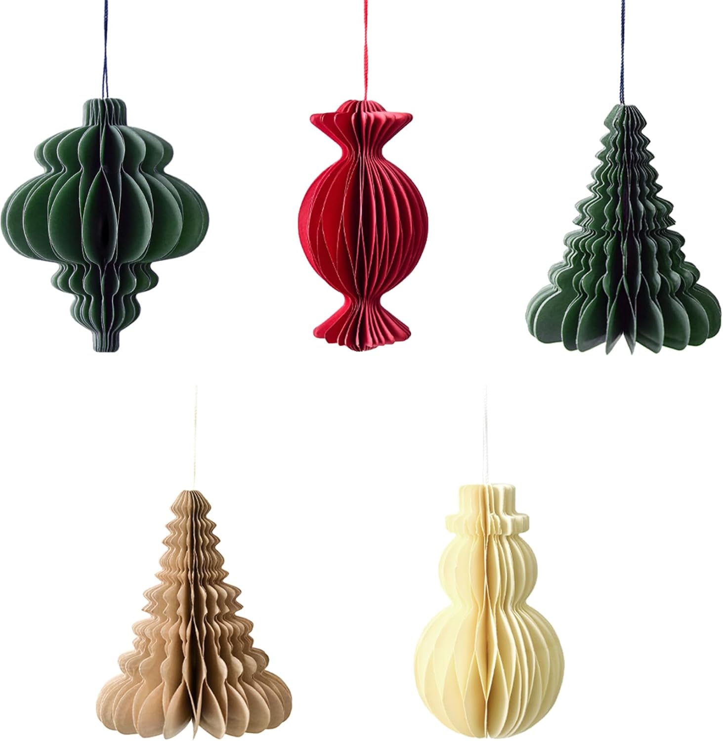 Christmas decor,Party decor,Hanging paper christmas tree