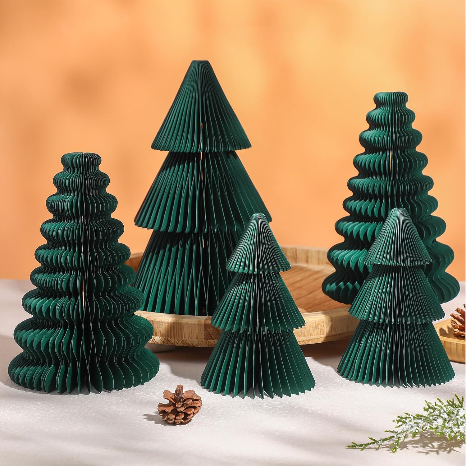 Paper Christmas tree,Christmas decor,Party decor,Hanging paper christmas tree
