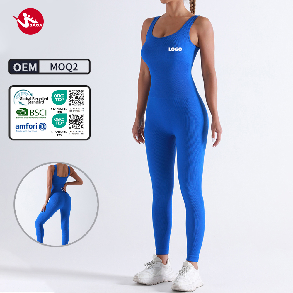 SAGA Long Sleeve Yoga Jumpsuit