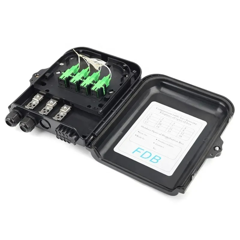 4core 8core FIBRA OPTICA TERMINAL BOX CAJA NAP FIBER DISTRIBUTION BOX FIBREJUNCTION BOX