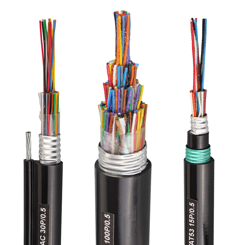 Duct Underground Telephone Cable 50/100/200 Pair Copper Conductor Jelly-Filled Telecom Cable 电话线