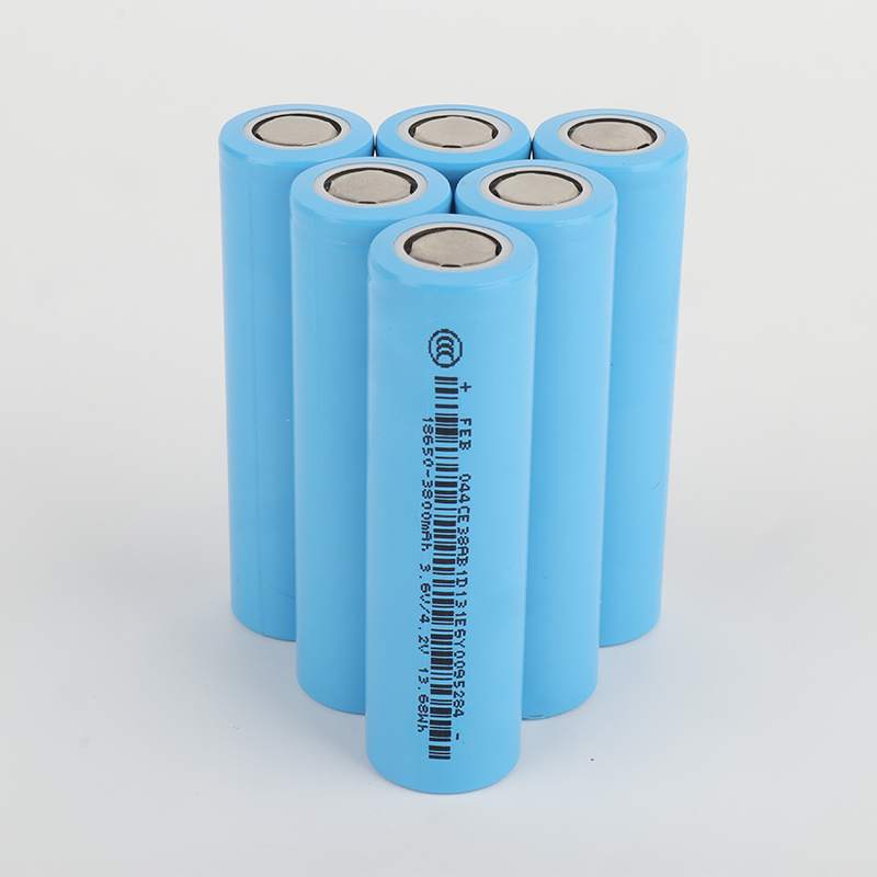 18650 3800 mAh flashlight small fan high-capacity cycle charging ternary lithium battery cell