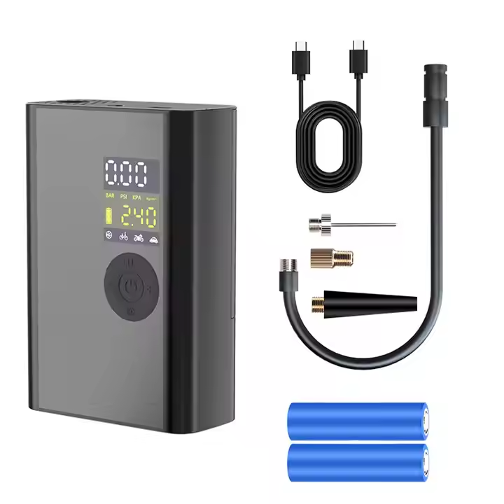 Portable Wireless Air Pump with Handheld Digital Display Multi-Function Electric Tire Inflator