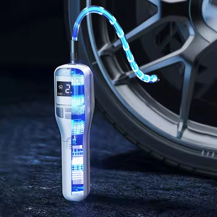 Portable 7.4V Multi-function Preset Tire Pressure Digital Display Wireless Car Air pump