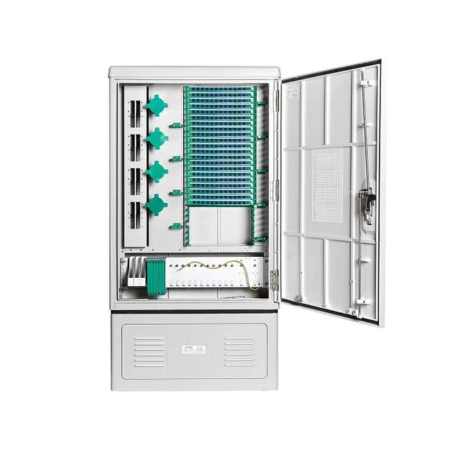 Outdoor Floor Type Fiber Optic Cross Connect Cabinet Fiber Optical Distribution Cabinet