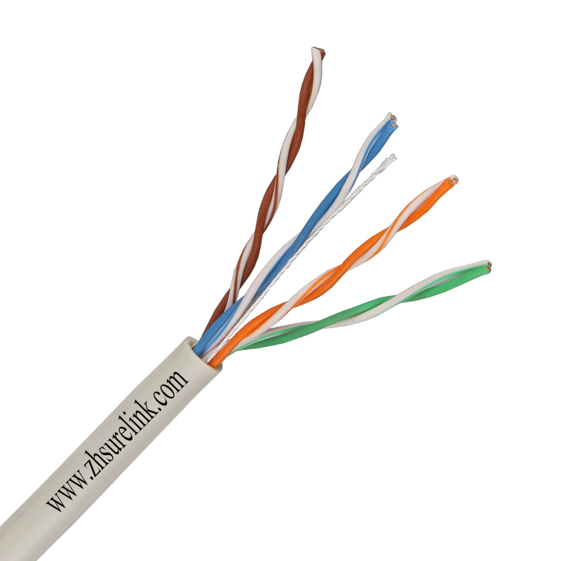 network cable lan cable 305m PVC or LSZH jacket indoor ethernet cable utp cat 5e cat5e copper cca