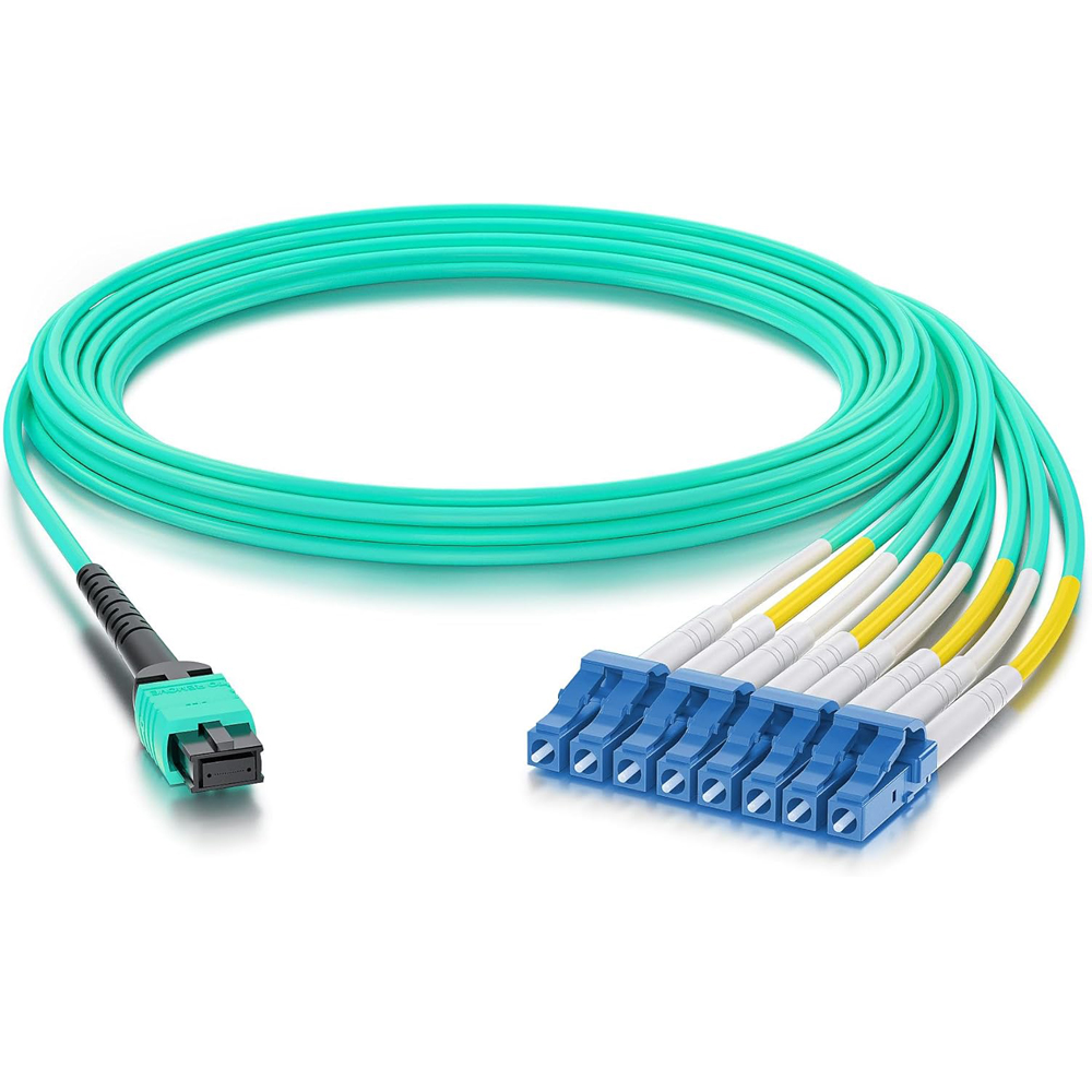 OM2 OM3 OM4 MPO MTP FTTH Breakout Cable with SC FC LC Connector Fiber Optic Patch Cord