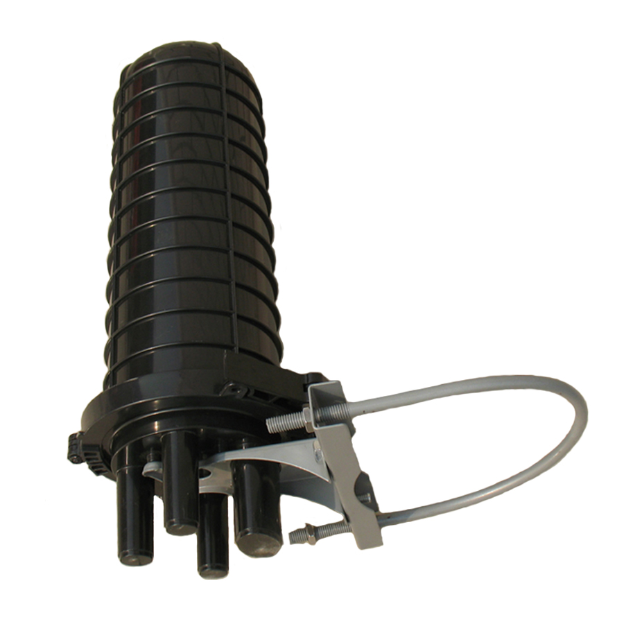 Outdoor Pole Mount Vertical 48 96 144 Core Hilo Fiber Optic Dome Closure Ftth Joint Enclosure
