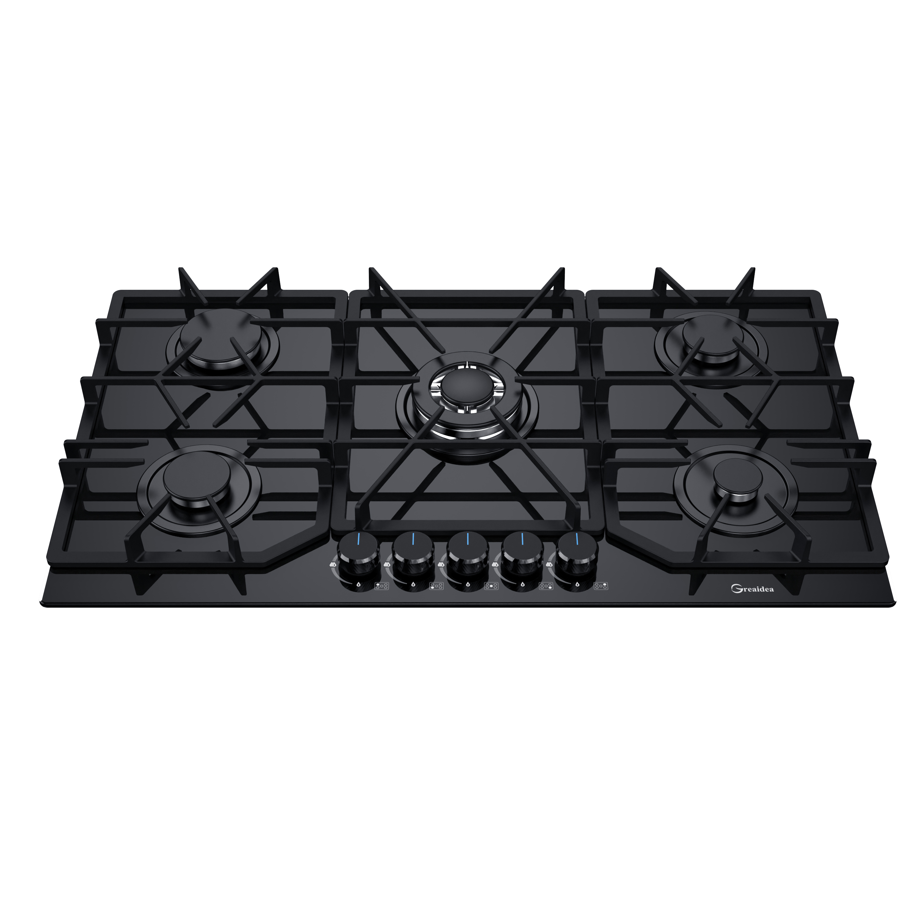 5 Burner Glass Gas Hob MGBG-905C