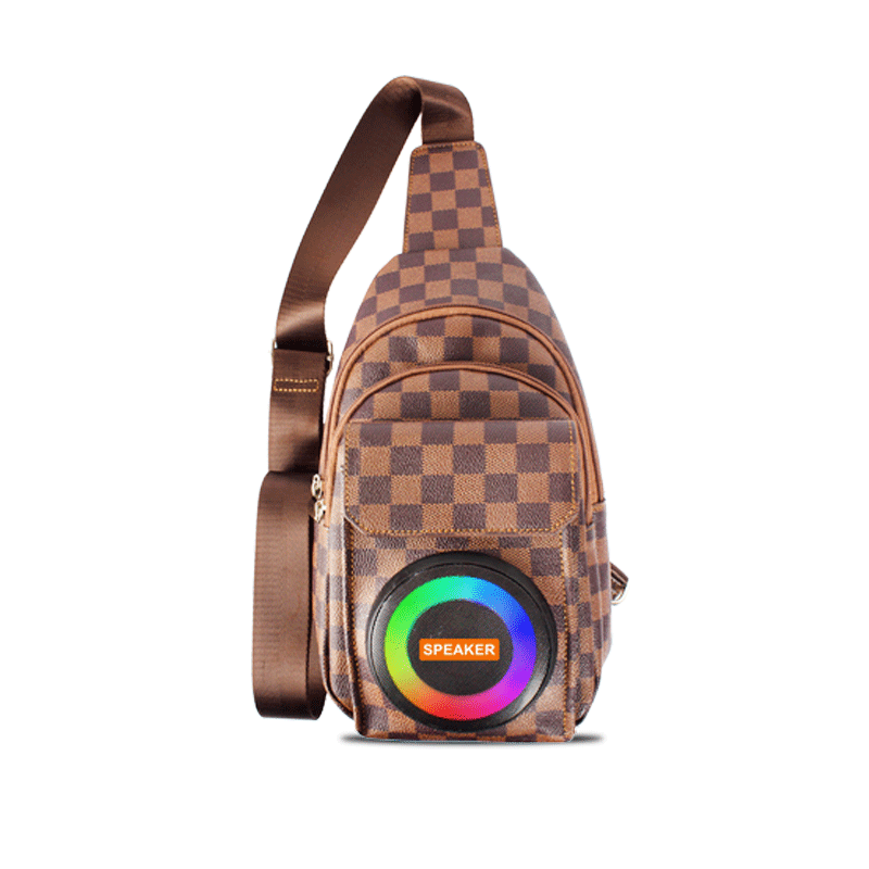 Multi-functional Blue Tooth Speaker Shoulder Bag For Home Outdoor Party Camping Rgb Light Compatible