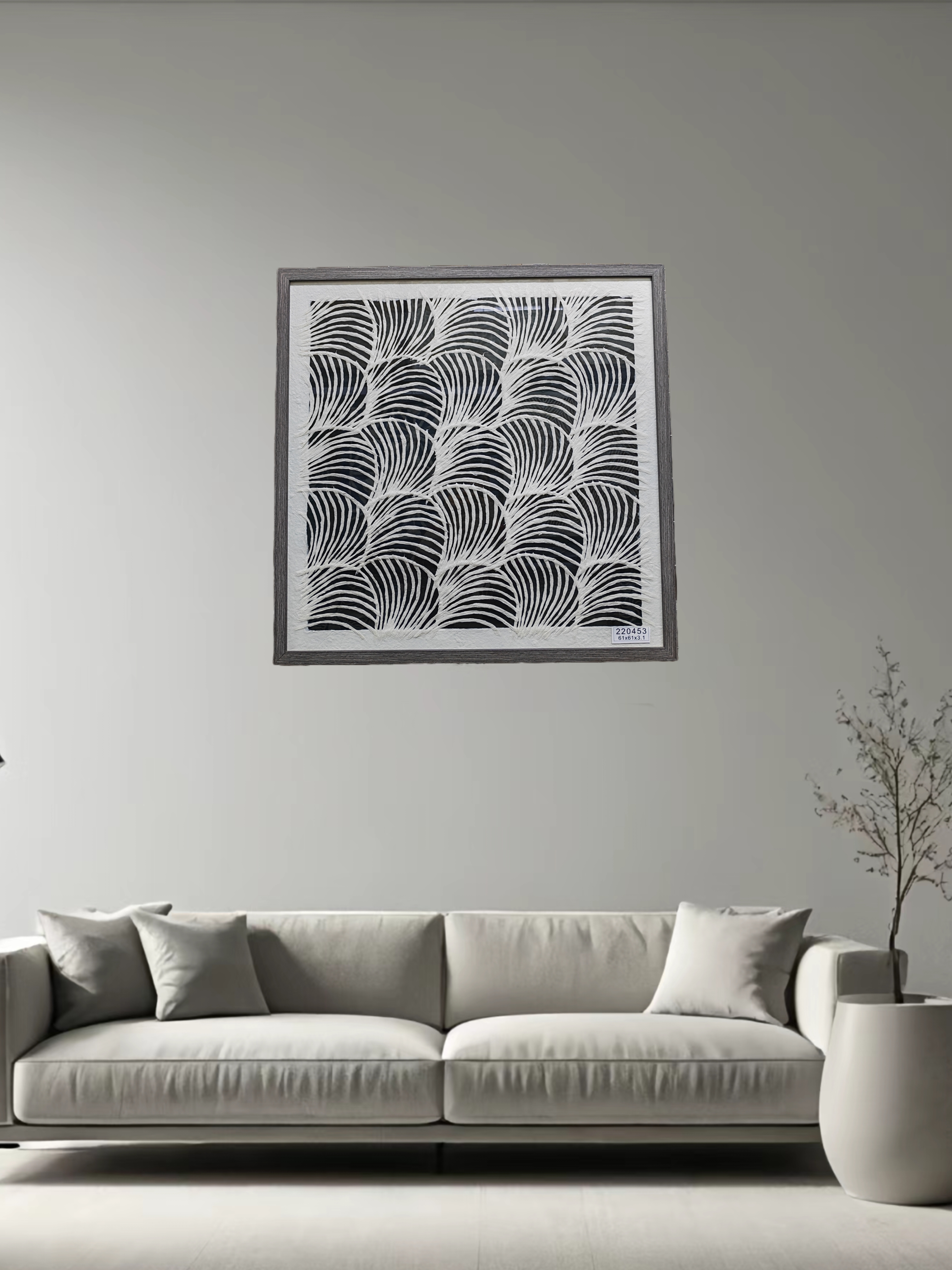 Tengya Craft Wall Decoration Painting Handmade Paper Art Weaving Geometry