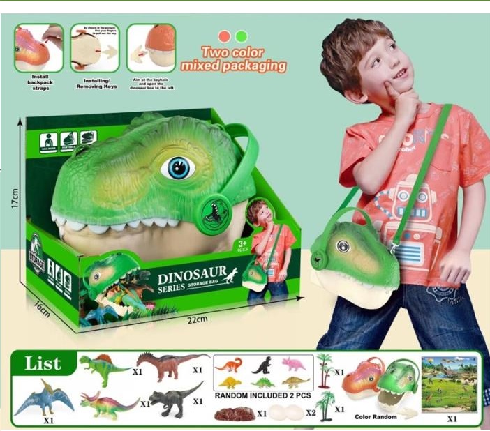 Dinosaur storage bag