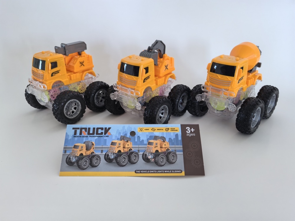 Double inertia disassembly gear truck (with lights)