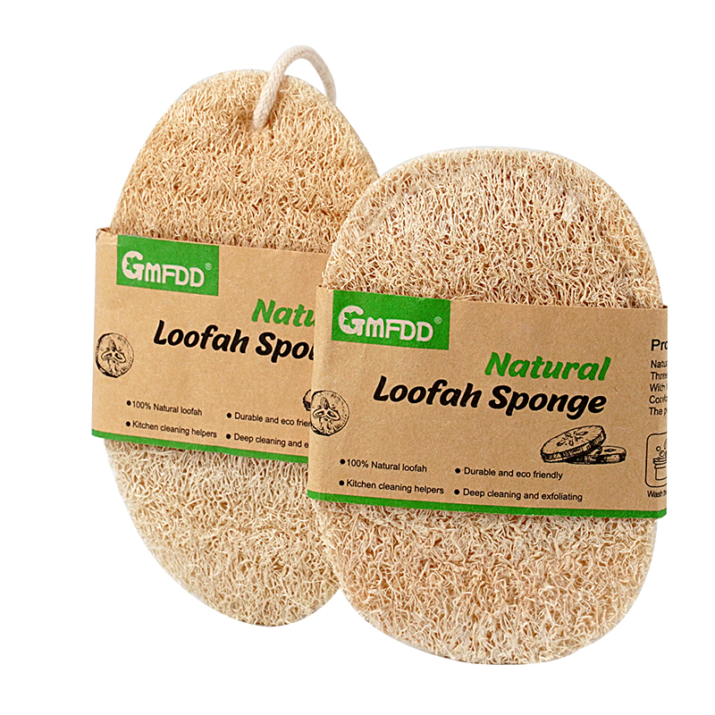 Loofah cleaning brush
