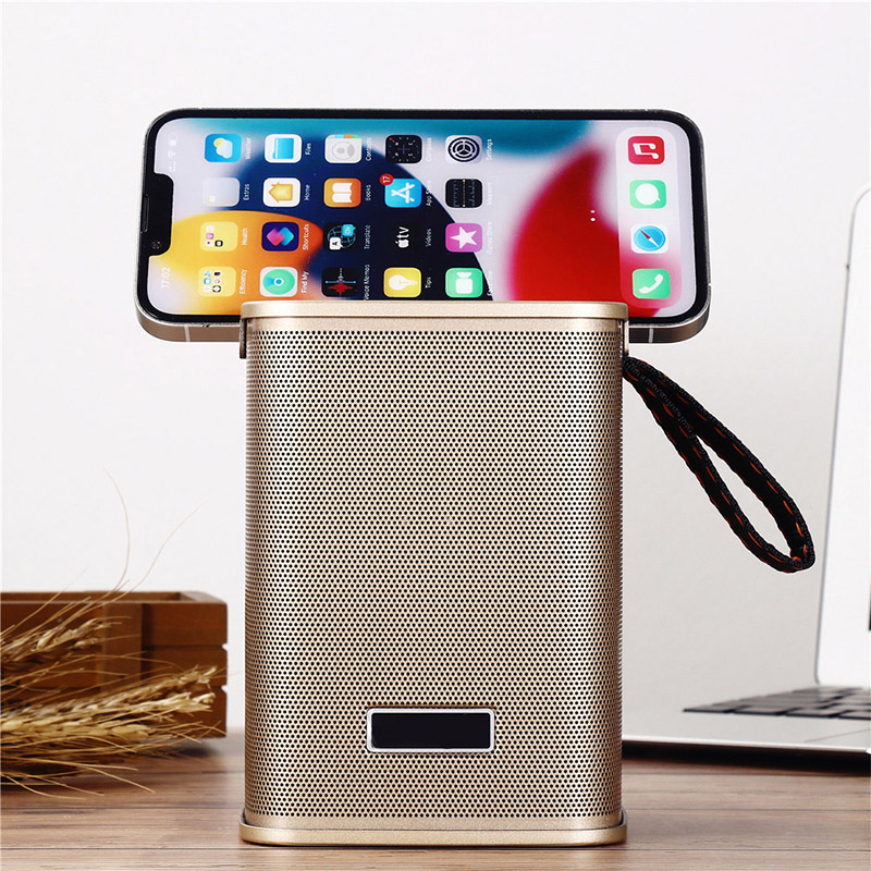 New Model Fm Radio Speaker Mobile Holder Music Player Stereo Bluetoth Speakers