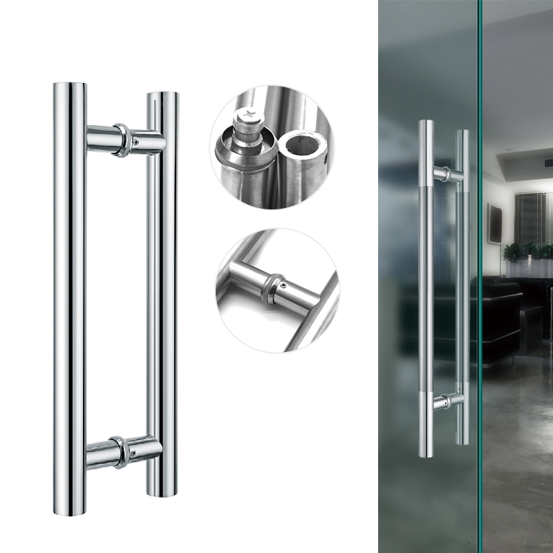 Glass door handle