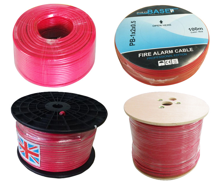 2core 4core Fire Alarm Cable Fire Resistance Cable 2C 4C 2*1.5mm2 2*2.5mm2 Fire Proof Alarm Cable