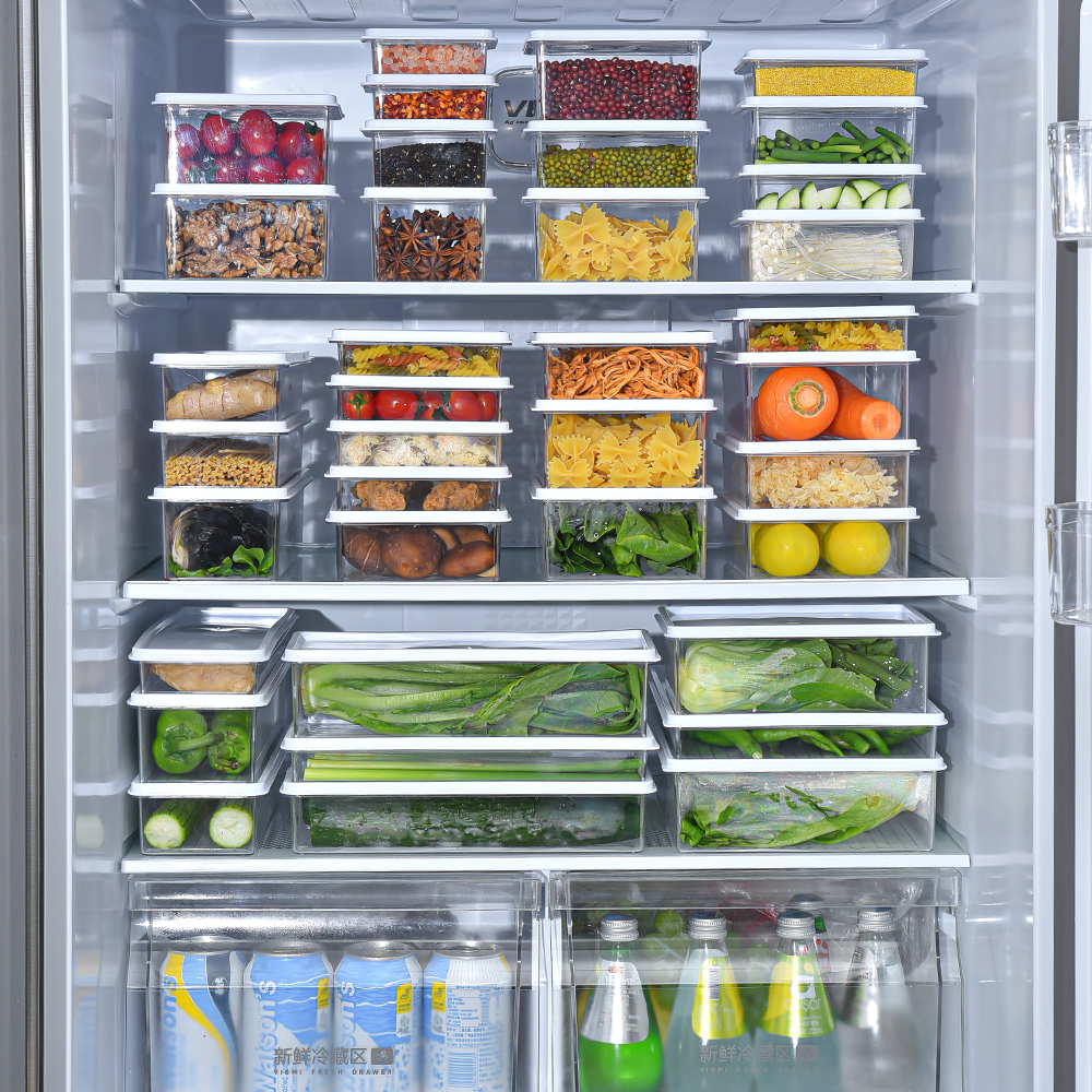 Multi-model refrigerator storage box prepared food box