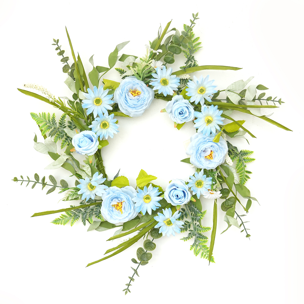 Transworld Spring&Summer Artificial Wreath Decorative Flowers, Wreaths and Plants for Interior Decor