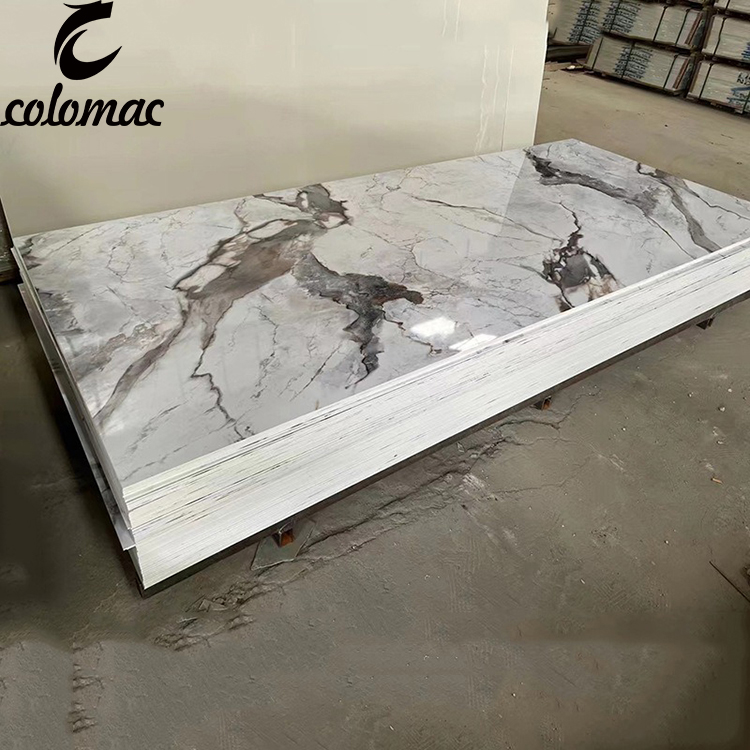 Colomac pvc marble wall panel