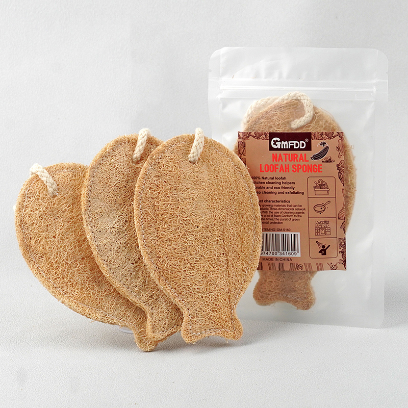 loofah cleaning brush
