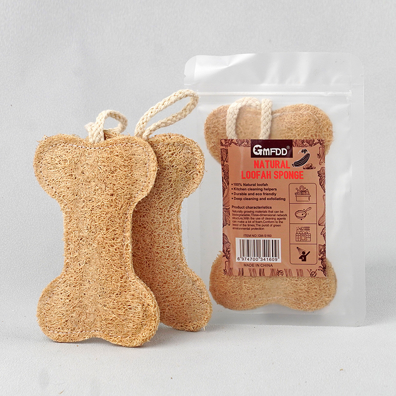 loofah cleaning brush