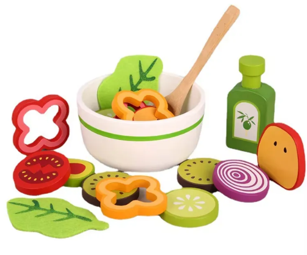 Wooden cutting fruit
