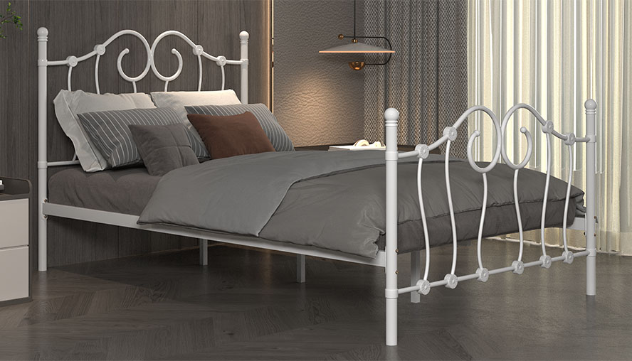 Modern Bed Metal bed frame new design Twin size