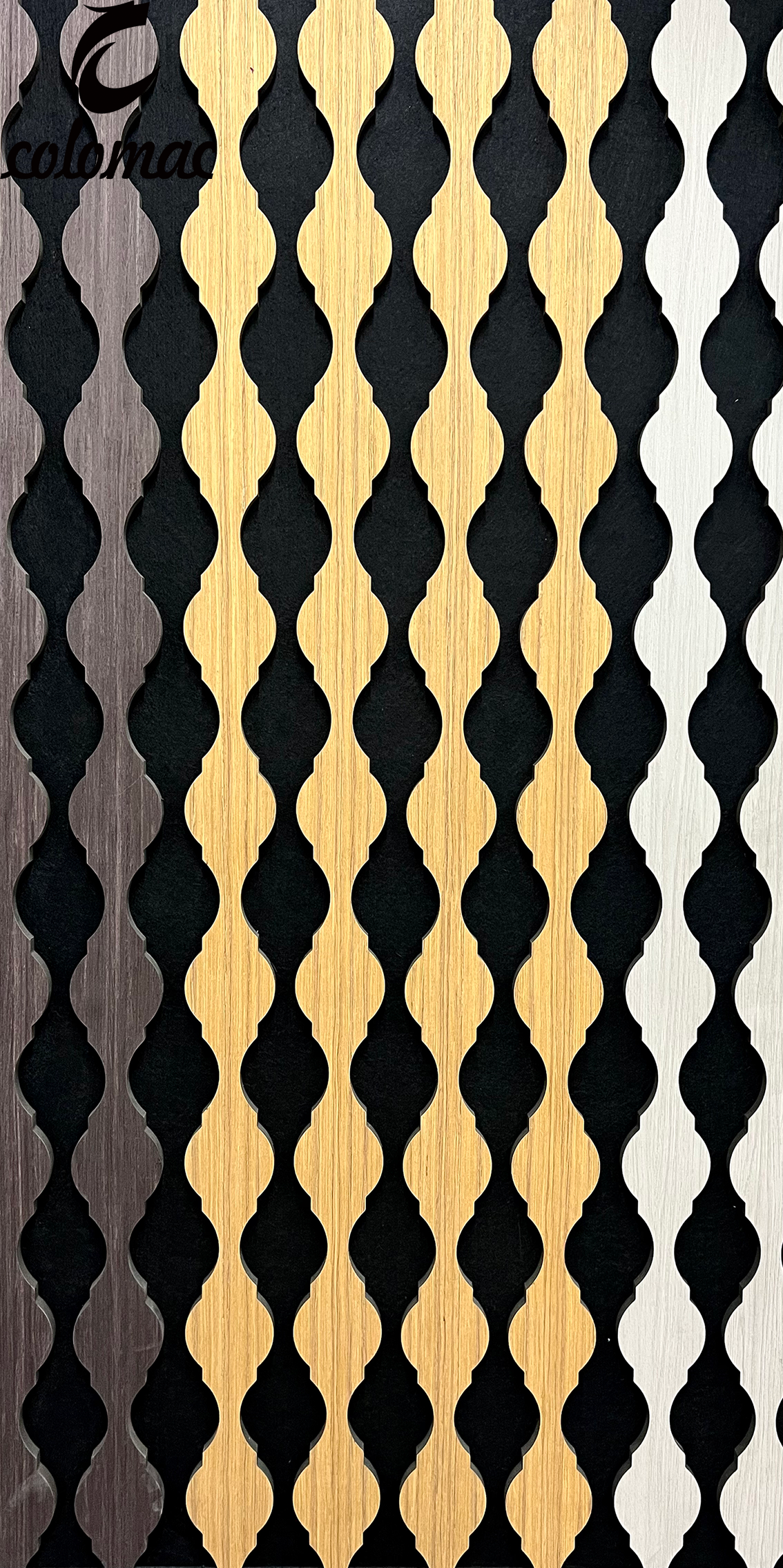 COLOMAC Long strip sound absorbing wall panels