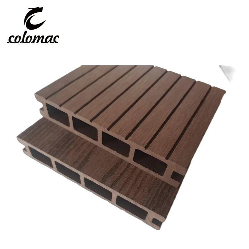 WPC Outdoor Decking 1st Generation Square Hole 5800/2900*140*25mm