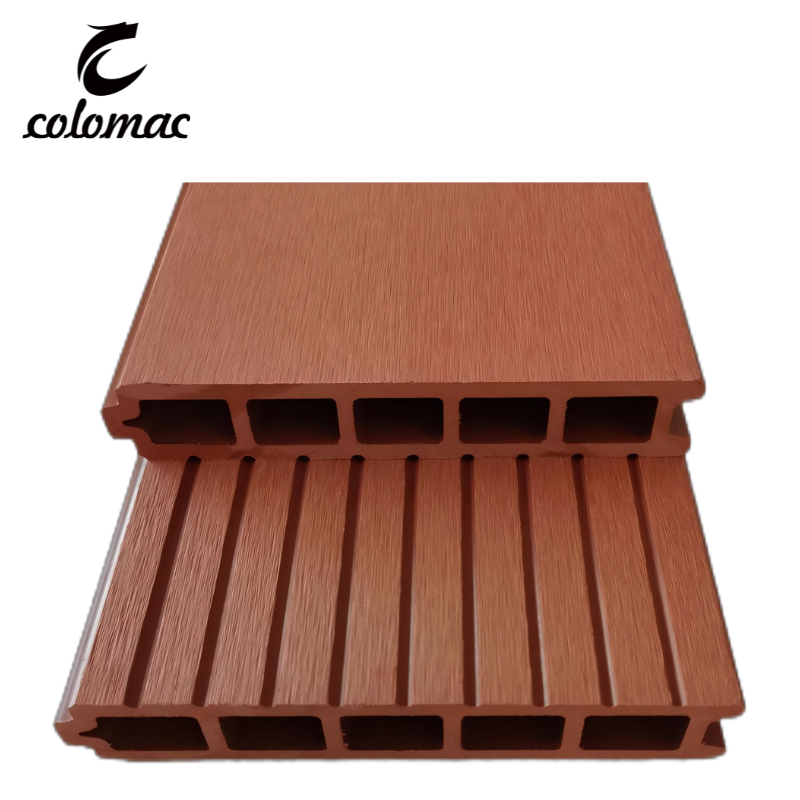 WPC Outdoor Plug-in Decking 1st Generation Square Hole 5800/2900*156*25mm