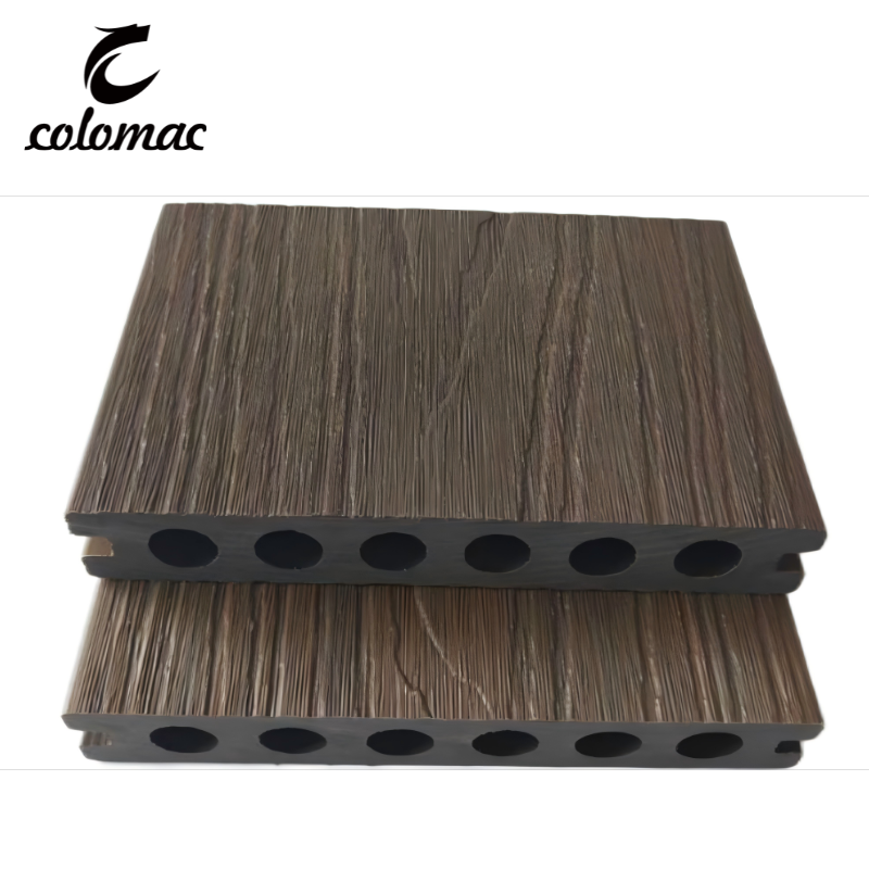 140*23 Co-extruded Round Hole WPC Outdoor Decking