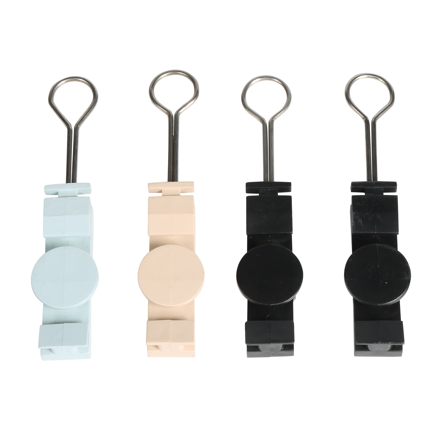 Outdoor Flat Hook Plastic FTTH S Type Line Fitting Tension Clamp Fiber Optic Drop Wire Clamp
