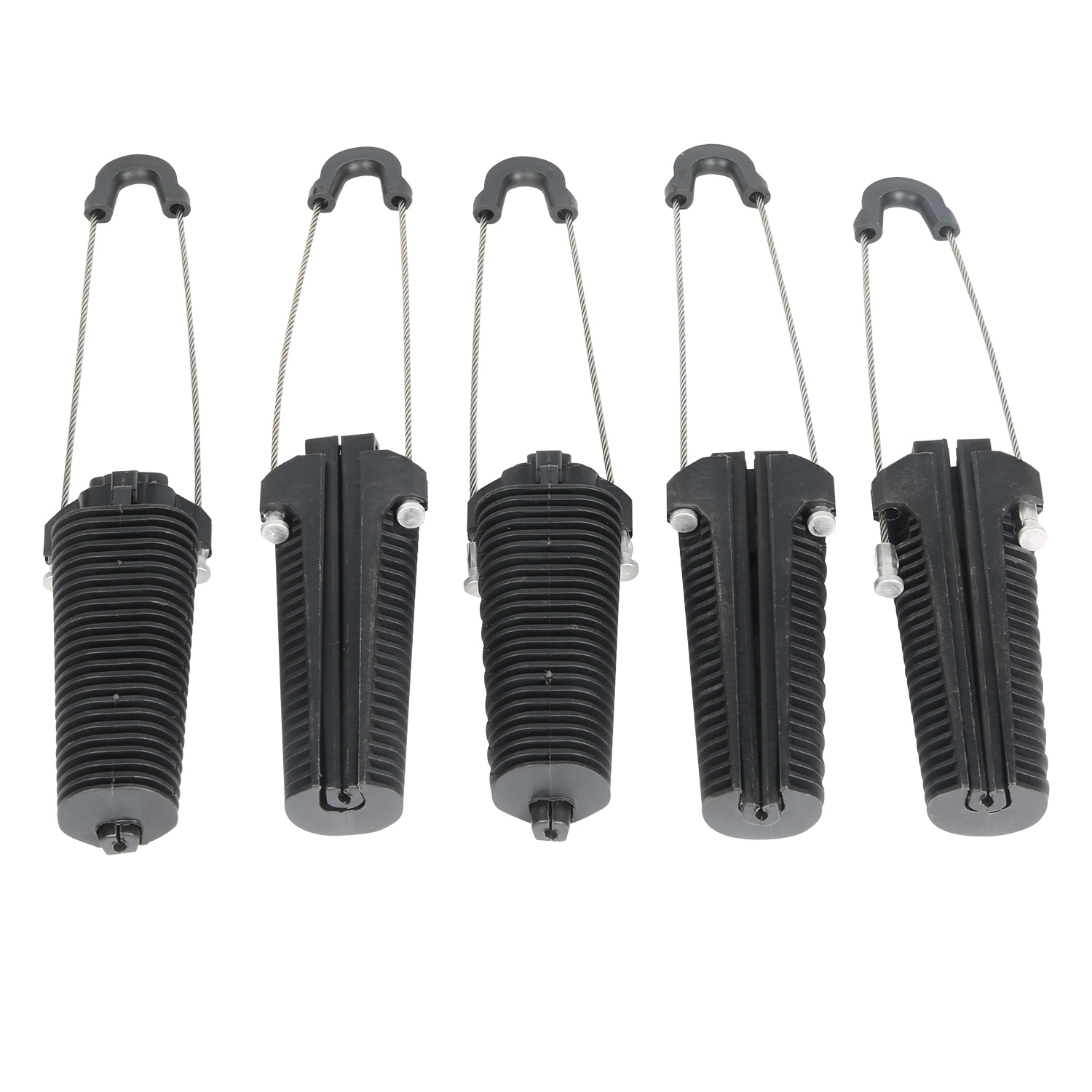 Outdoor Aerial ADSS Suspension Clamp Fibre Optic Cable Fitting Clamp Anchor Plastic Hanging Clamp