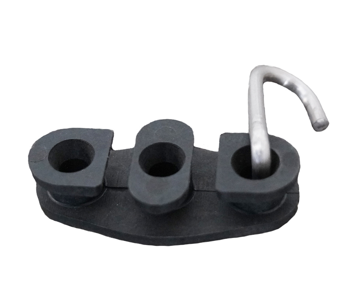 Outdoor s type telecom clamp fiber optic cable suspension clamp ftth anchor tension clamp
