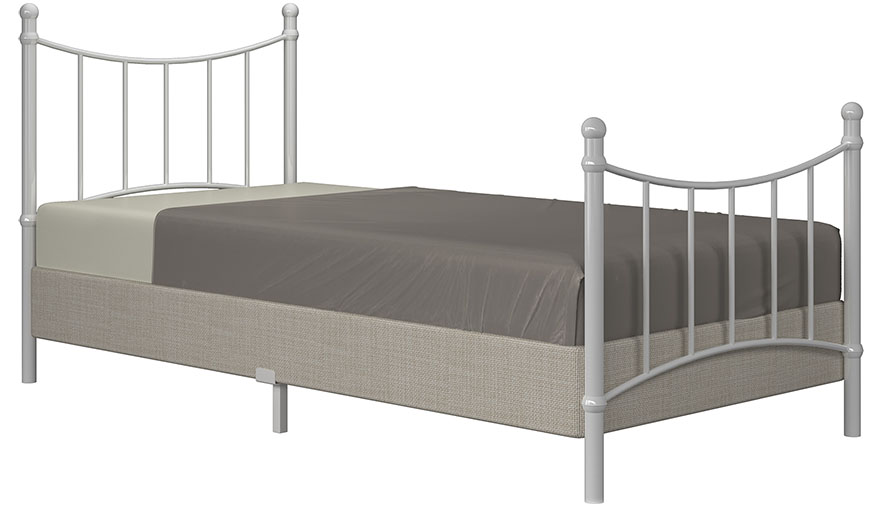 Single Size Box Base Matel Bed Black Colour