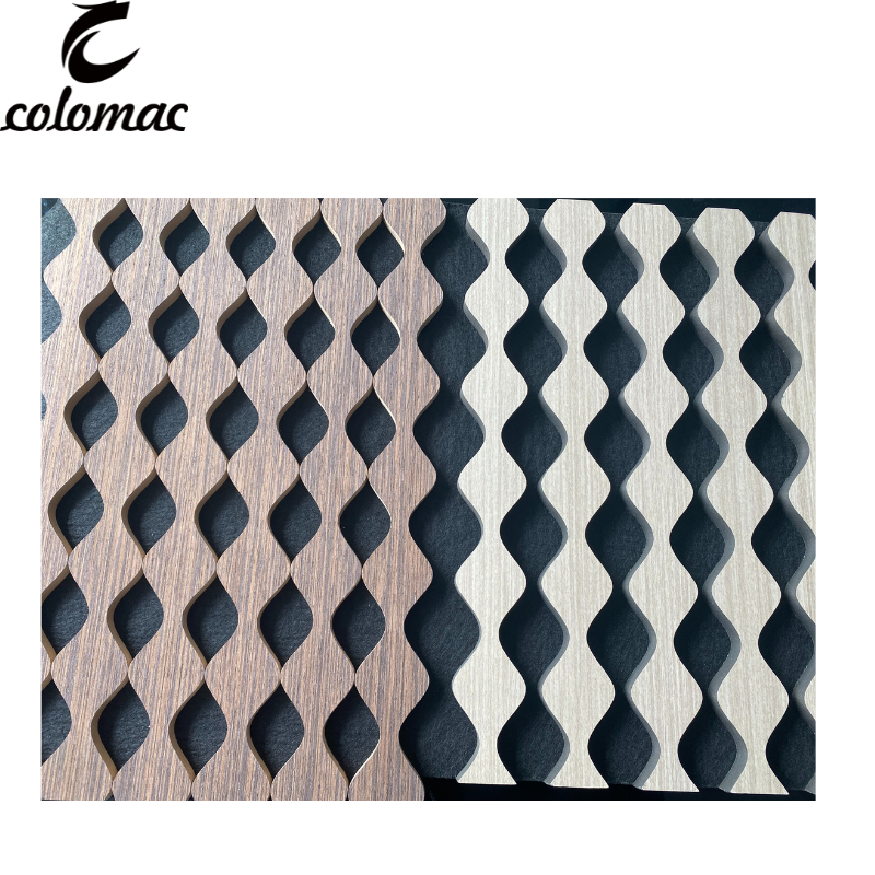 COLOMAC Long strip sound absorbing wall panels