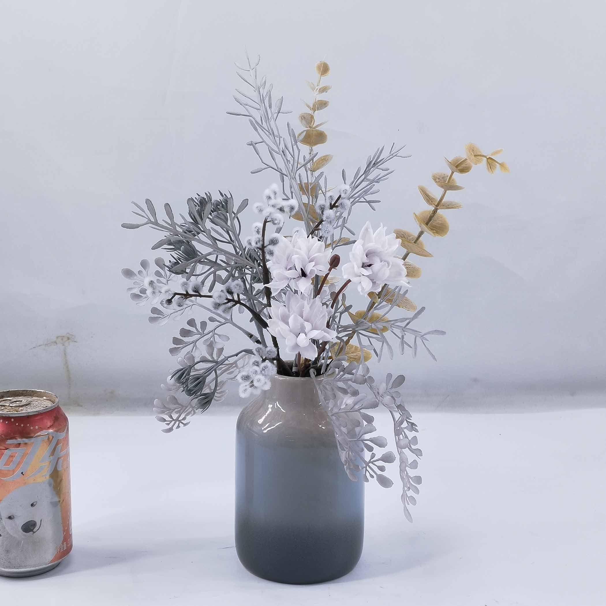 36cm H Mixed Eucalyptus in ceramic pot