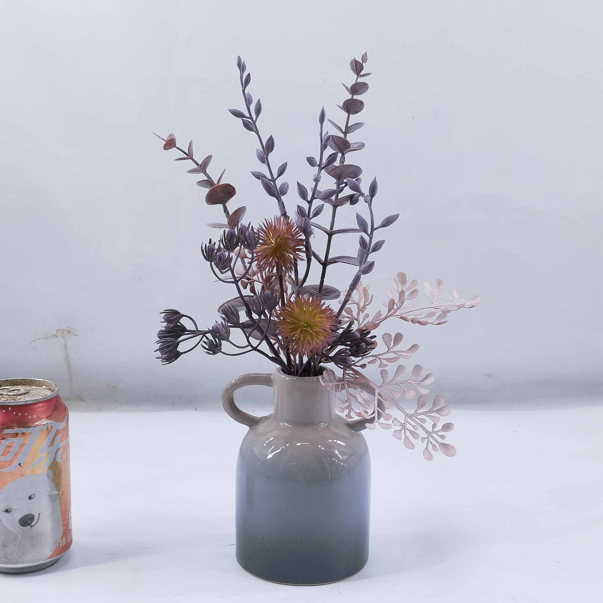 33cm H Eucalyptus in ceramic pot